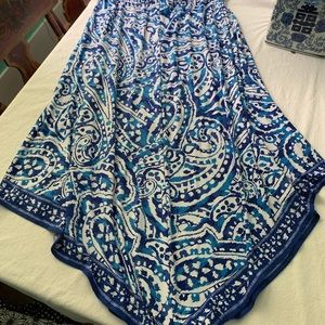 Beautiful blue and white skirt